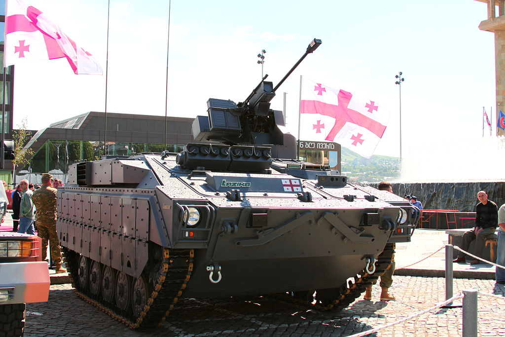 Tbilisi,_Georgia_—_Lazika_IFV_on_military_exhibition_of_Independence_day,_May_26,_2012_(1)