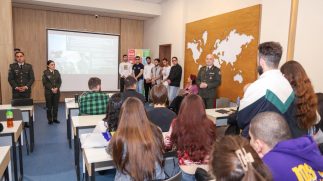 საქართველოს თავდაცვის ძალების მეთაურის მოადგილე კავკასიის საერთაშორისო უნივერსიტეტის სტუდენტებს შეხვდა