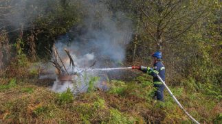 დიდგორი 2025“-ის ფარგლებში ჩოხატაურში ხანძარზე რეაგირებისა და რეიდის იმიტირებული სწავლება გაიმართა