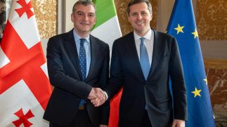 რომში სამუშაო ვიზიტის ფარგლებში პაატა პატიაშვილი იტალიელ კოლეგას შეხვდა