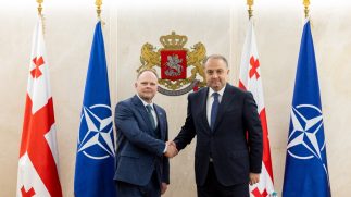 თავდაცვის მინისტრმა ნატოს გენერალური მდივნის სპეციალურ წარმომადგენელთან შეხვედრა გამართა