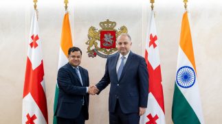 თავდაცვის მინისტრი საქართველოში ინდოეთის რესპუბლიკის ელჩს შეხვდა