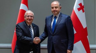 საქართველოს თავდაცვის მინისტრმა თურქ კოლეგასთან ორმხრივი შეხვედრა გამართა